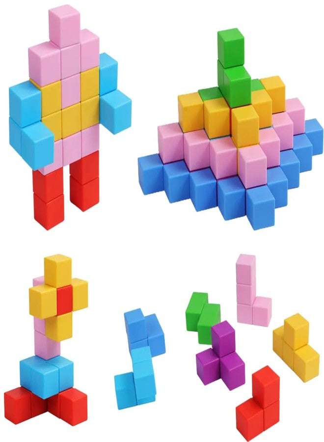 TechMax Solution Magnetic Blocks - Build Magnet World Magic Portal Set, Magnetic Tiles Building Blocks Toddler Toys STEM Sensory Outdoor Toys (Color Theme, 126, Piece) - Image 4
